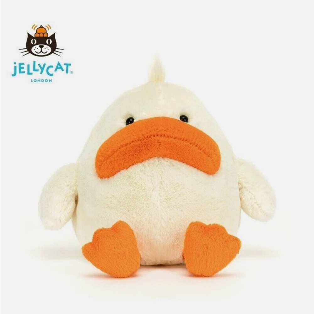 Jellycat Cream and Orange Plush Toy